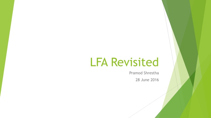 lfa revisited