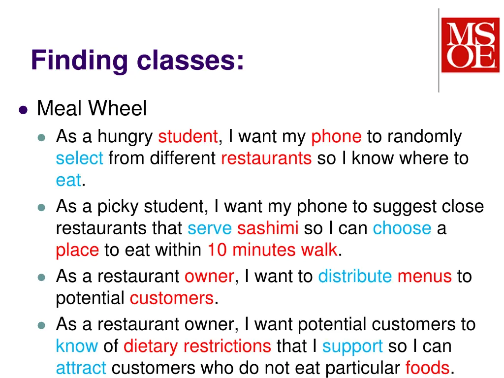 finding classes 1