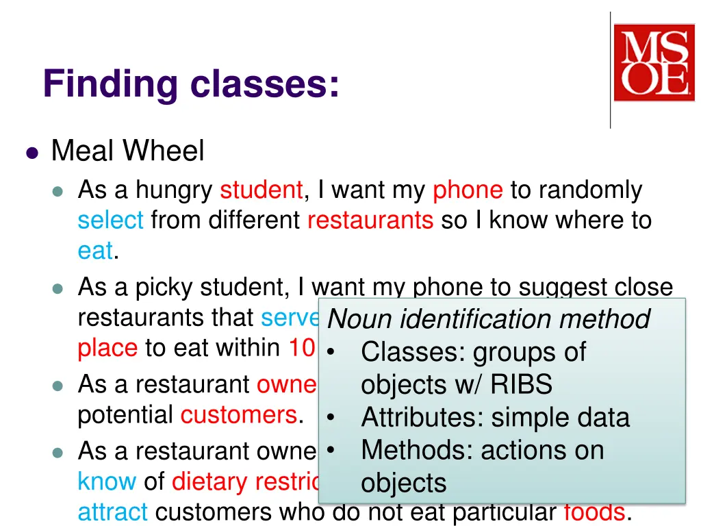 finding classes 2