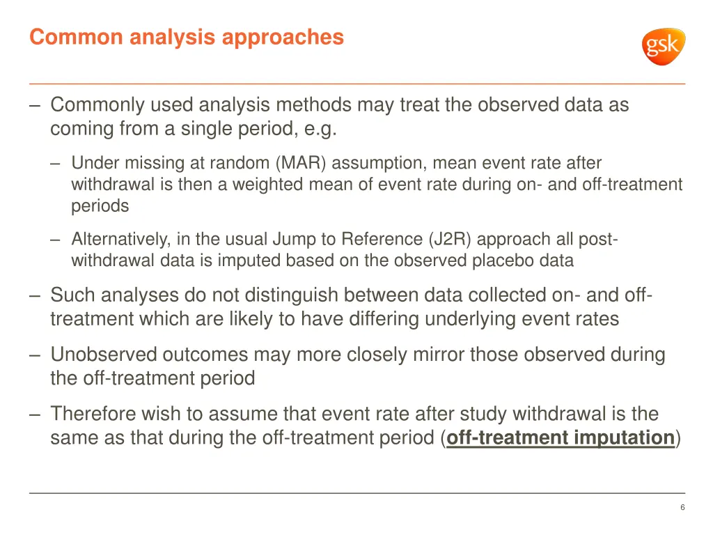common analysis approaches