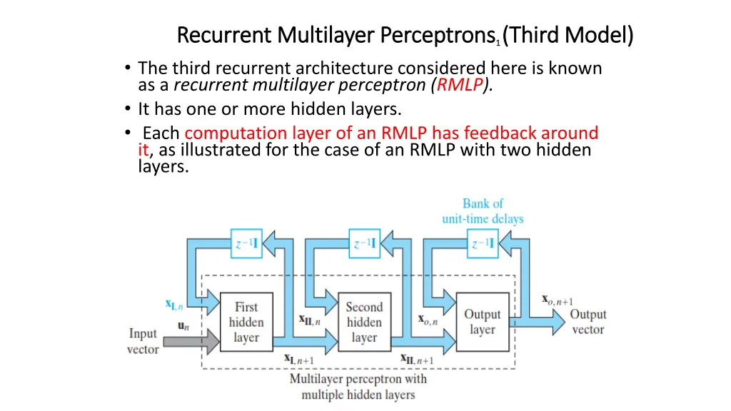recurrent multilayer perceptrons recurrent