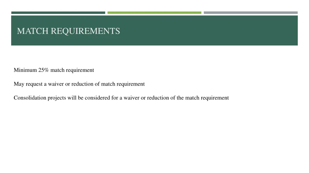 match requirements