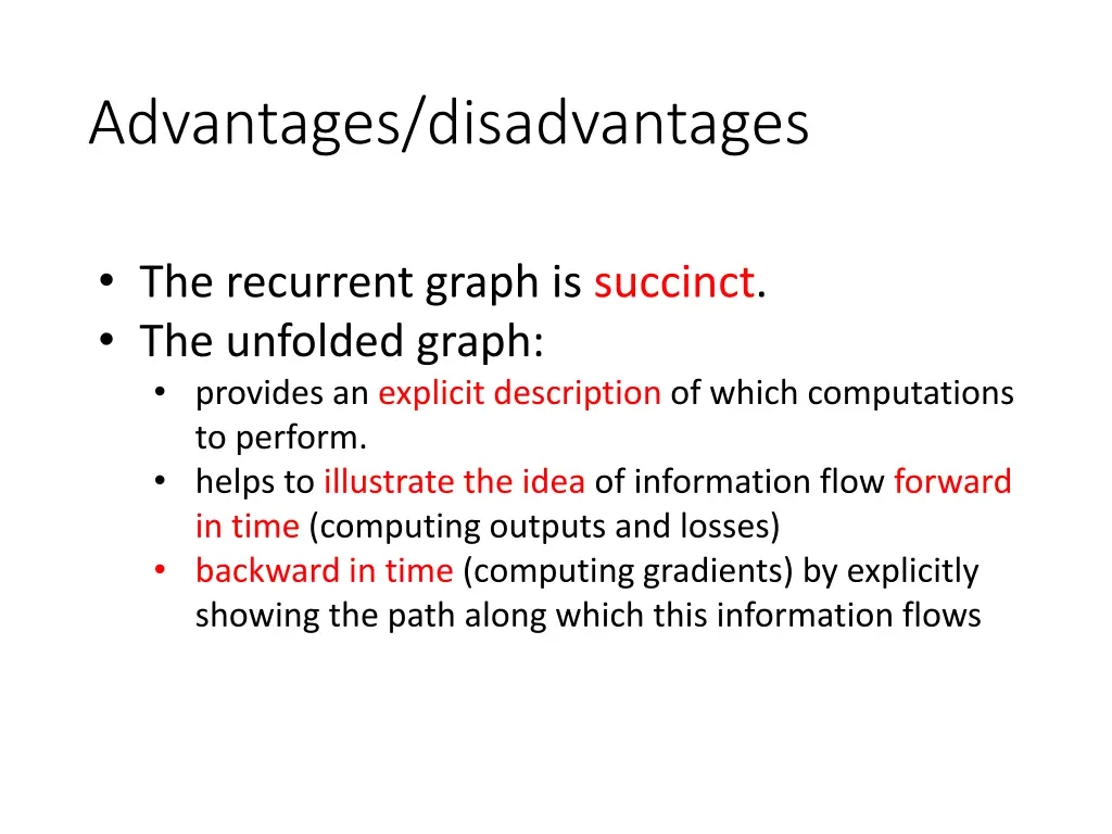advantages disadvantages