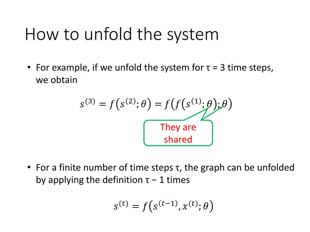 how to unfold the system
