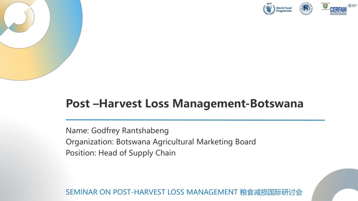 post harvest loss management botswana