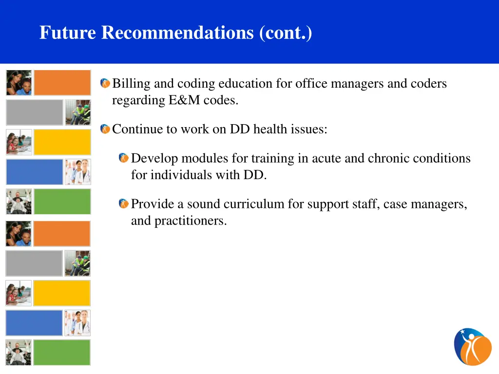 future recommendations cont