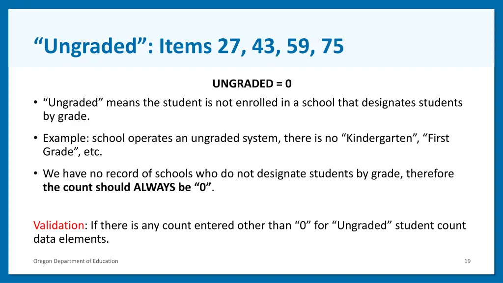 ungraded items 27 43 59 75