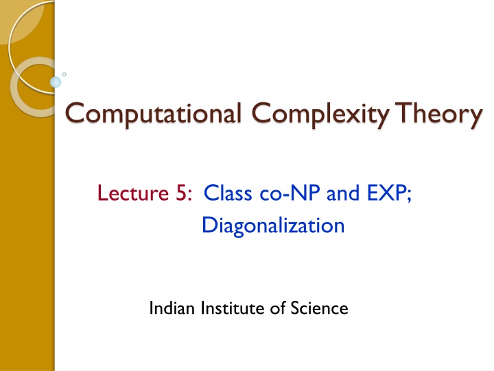 computational complexity theory