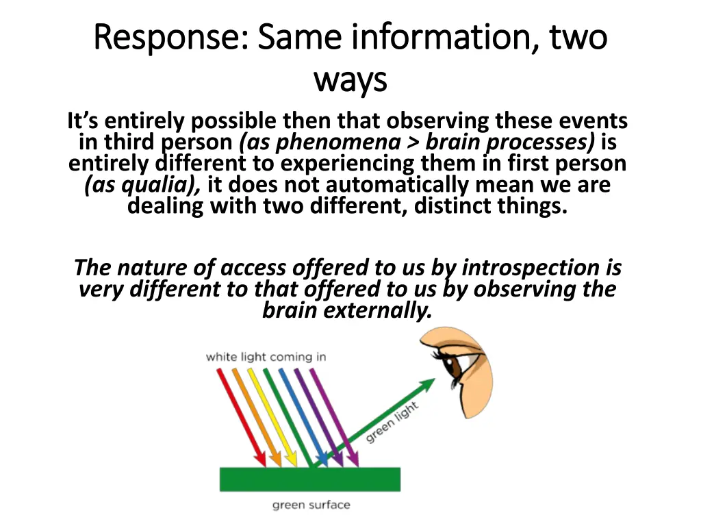 response same information two response same 2
