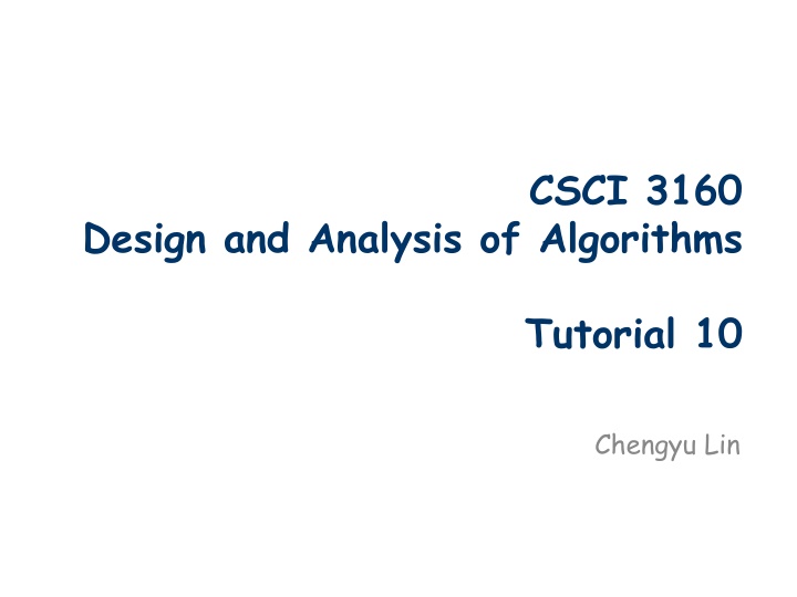 csci 3160