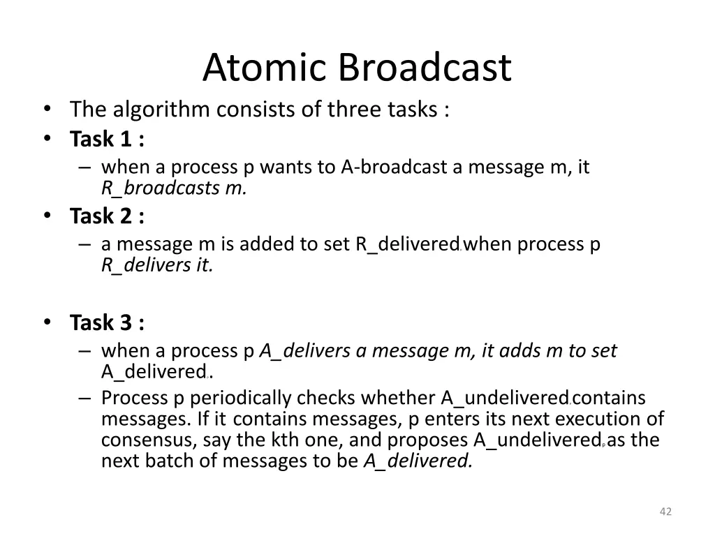 atomic broadcast 1