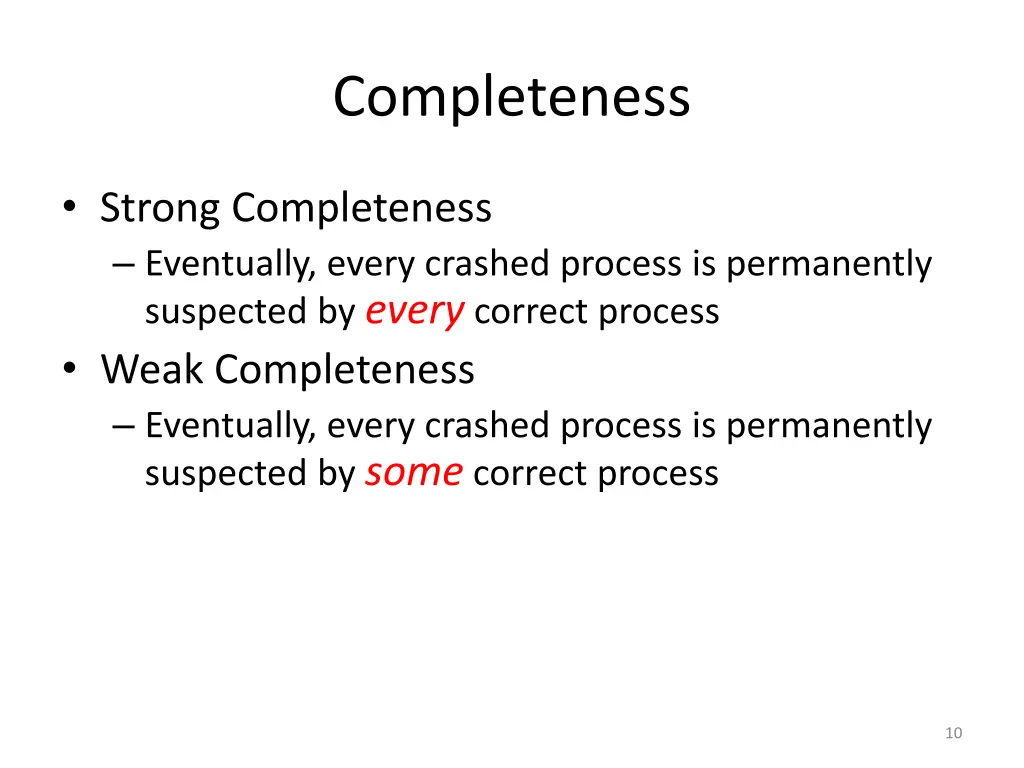 completeness