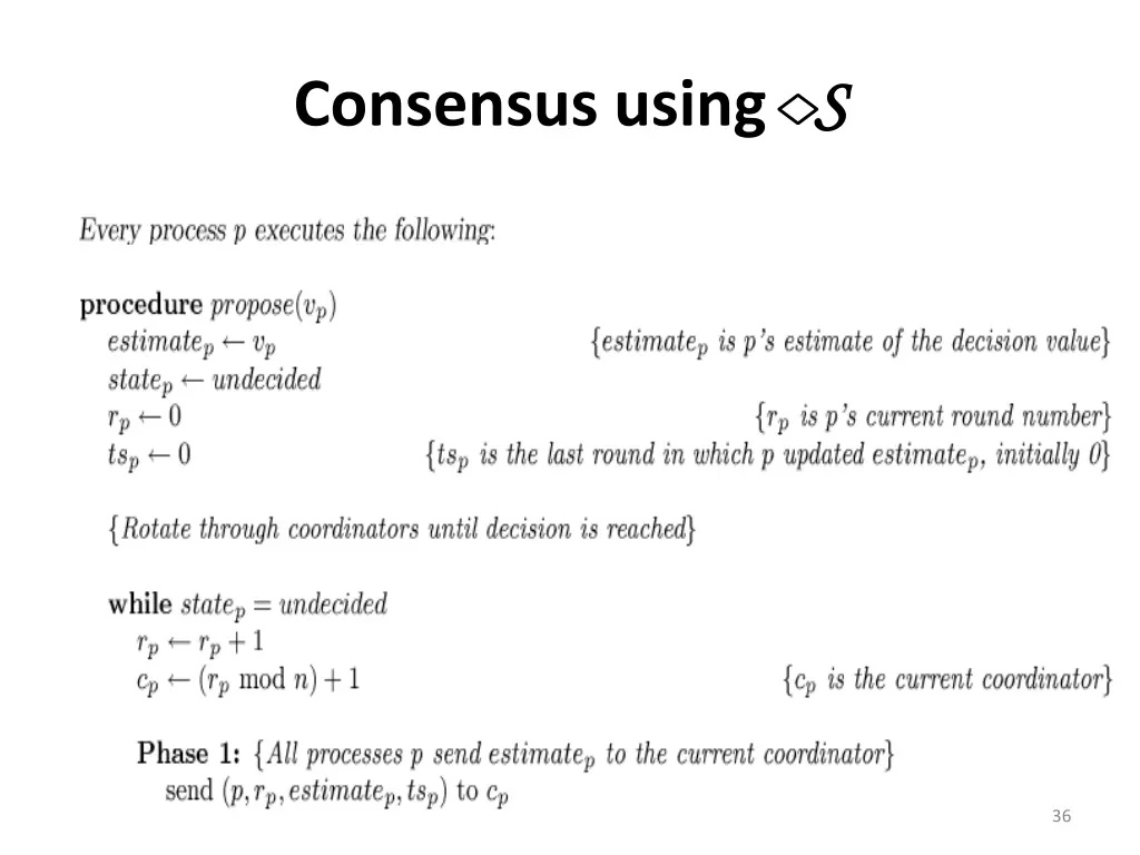consensus using s s 8