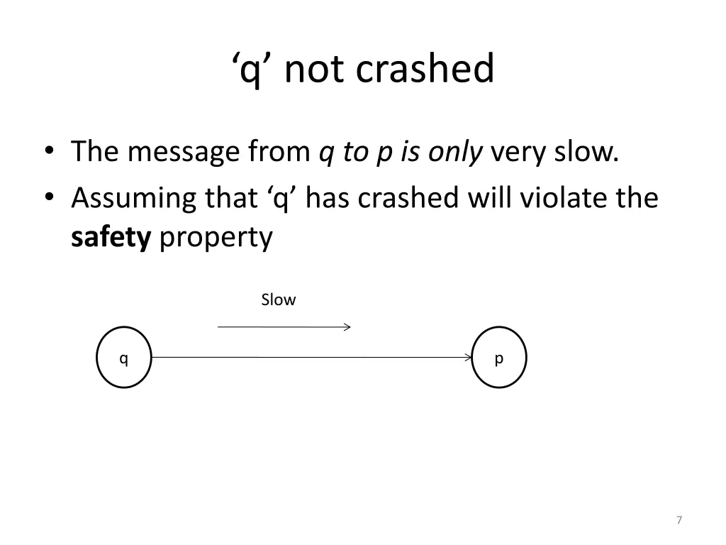 q not crashed