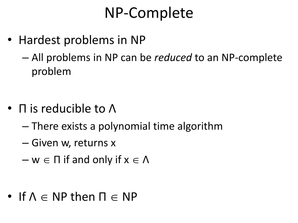 np complete 1