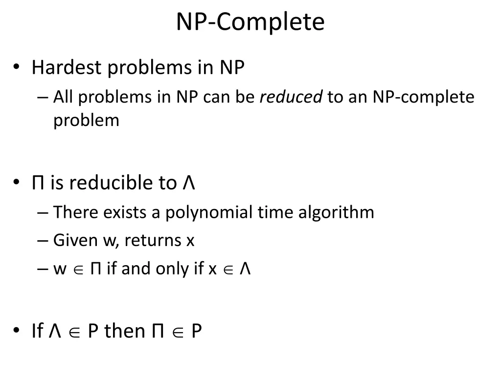 np complete