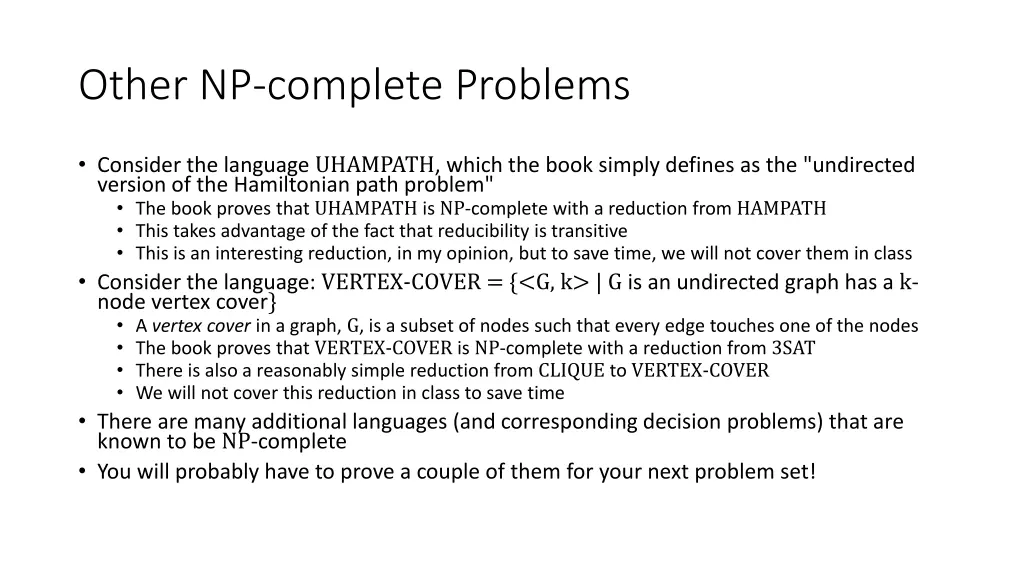 other np complete problems