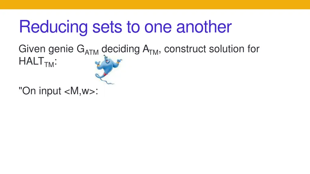 reducing sets to one another 1