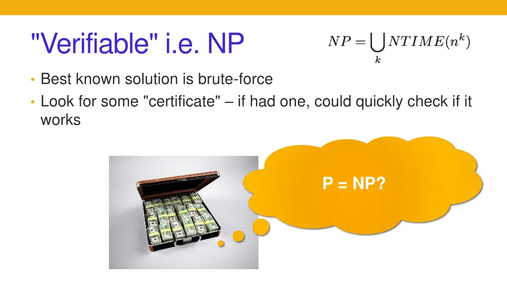 verifiable i e np