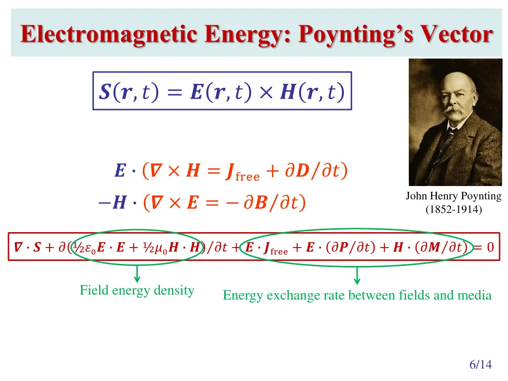 electromagnetic energy poynting s vector