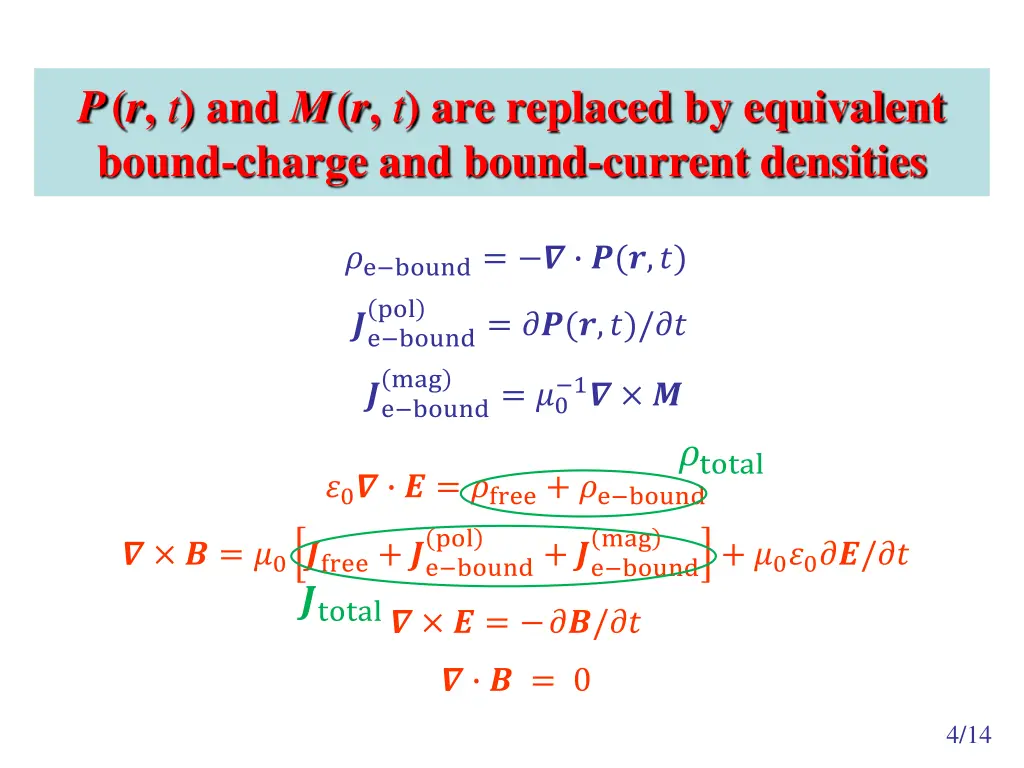 p r t and m r t are replaced by equivalent bound