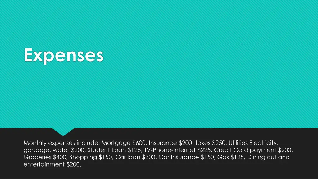 expenses