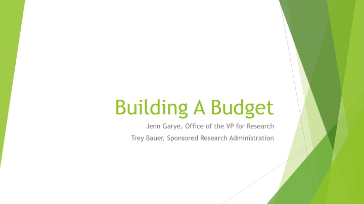 building a budget jenn garye office