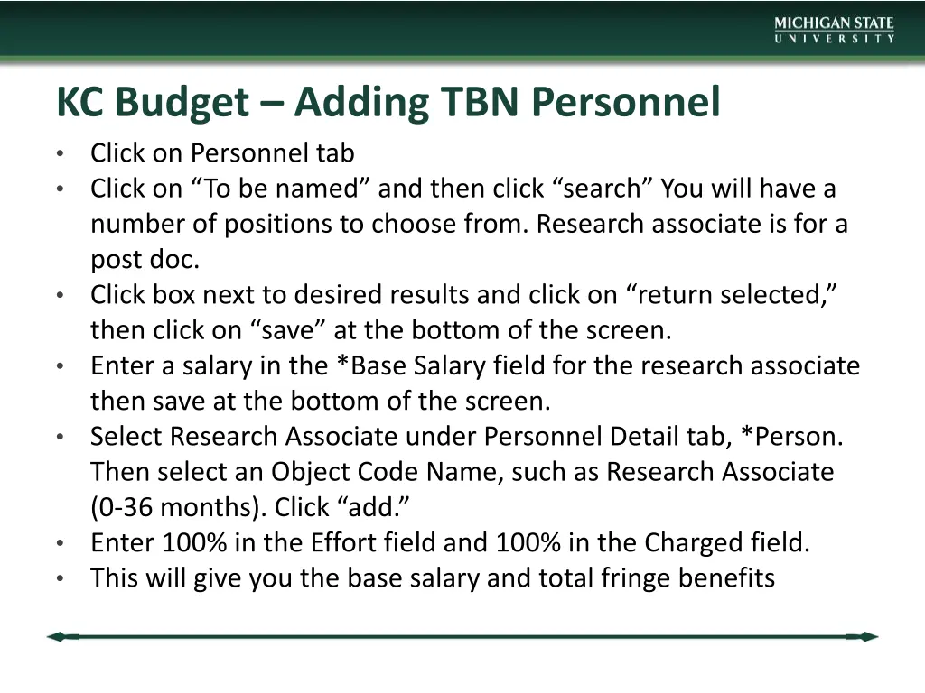 kc budget adding tbn personnel