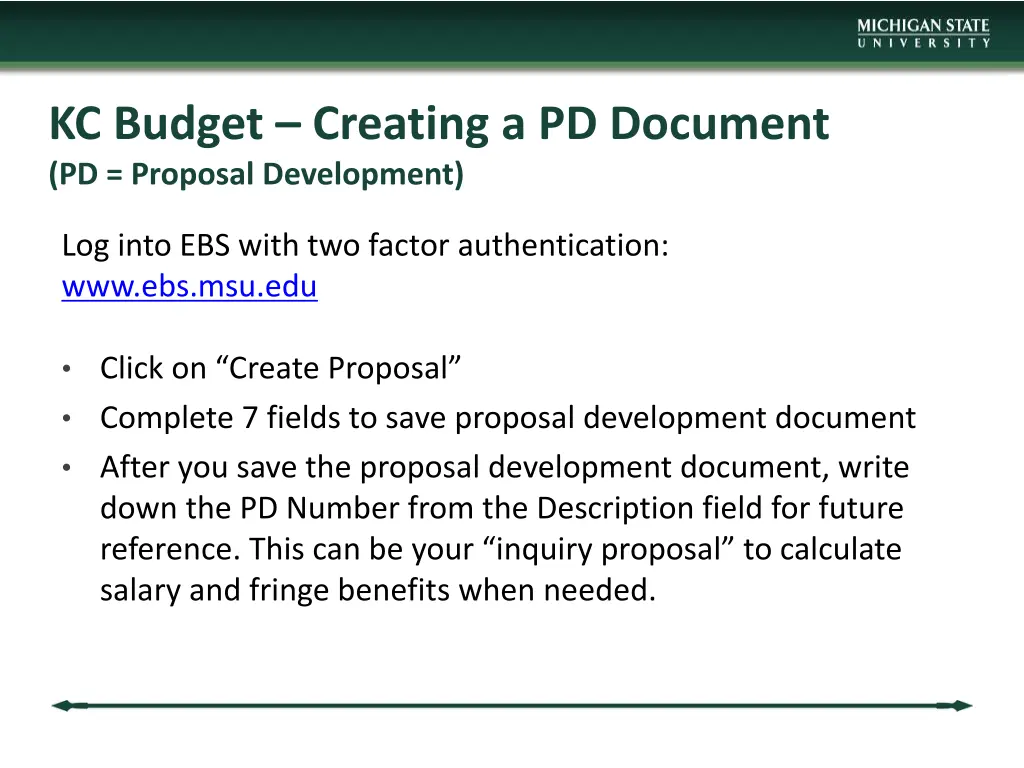 kc budget creating a pd document pd proposal