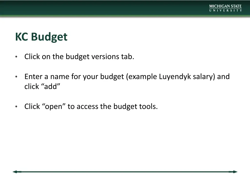 kc budget