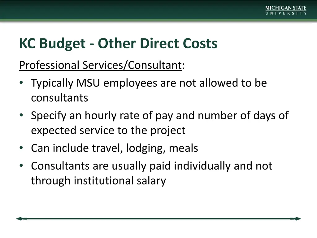 kc budget other direct costs 1