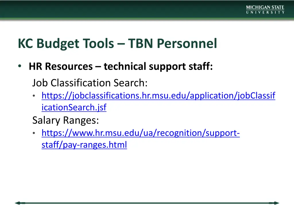 kc budget tools tbn personnel