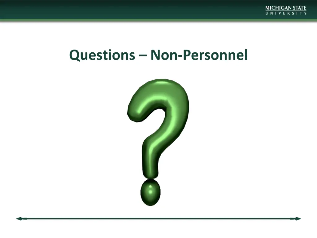 questions non personnel