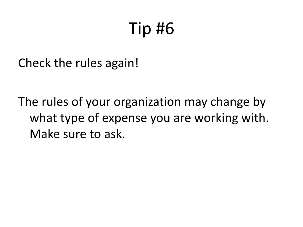 tip 6