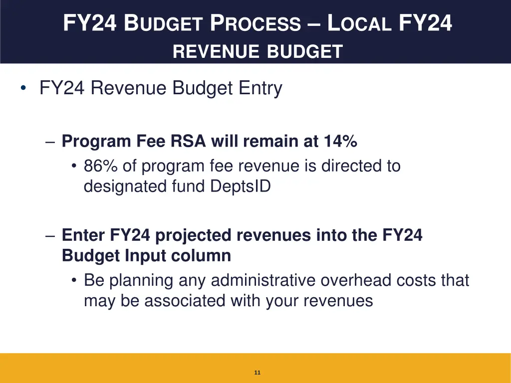 fy24 b udget p rocess l ocal fy24 revenue budget