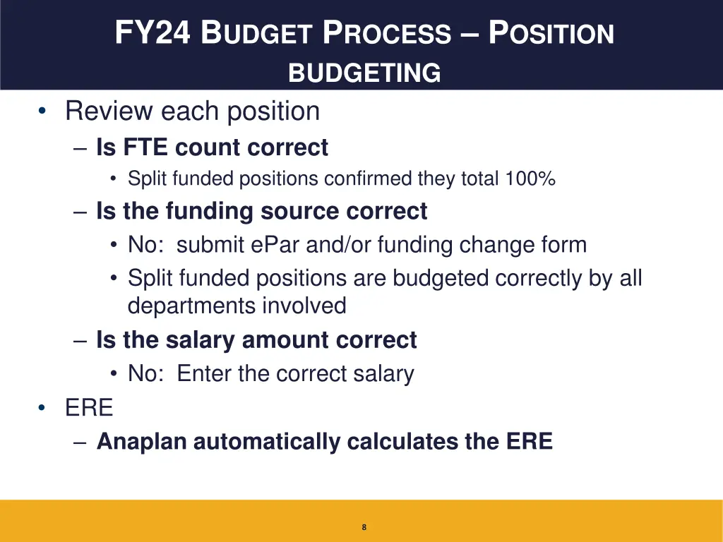 fy24 b udget p rocess p osition budgeting review