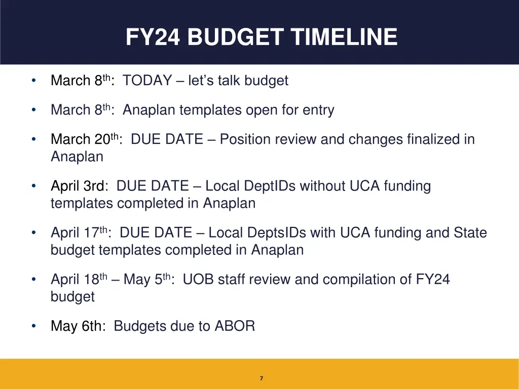 fy24 budget timeline