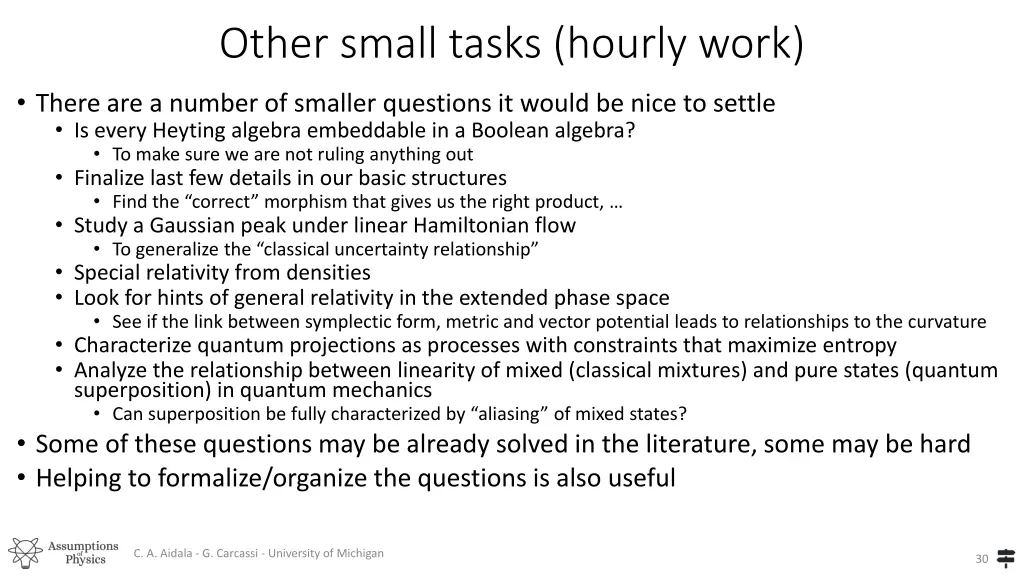 other small tasks hourly work