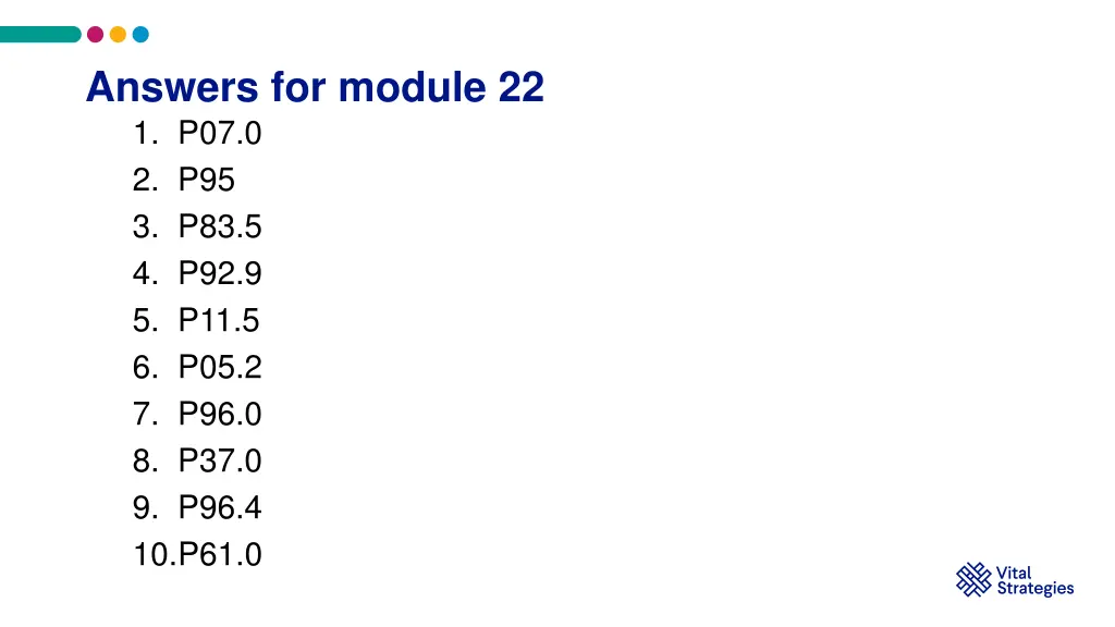 answers for module