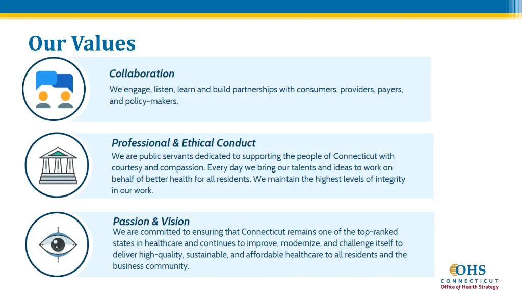 our values