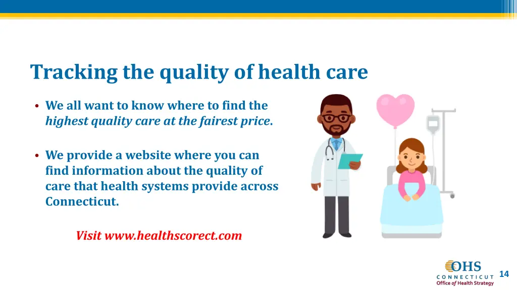 tracking the quality of health care