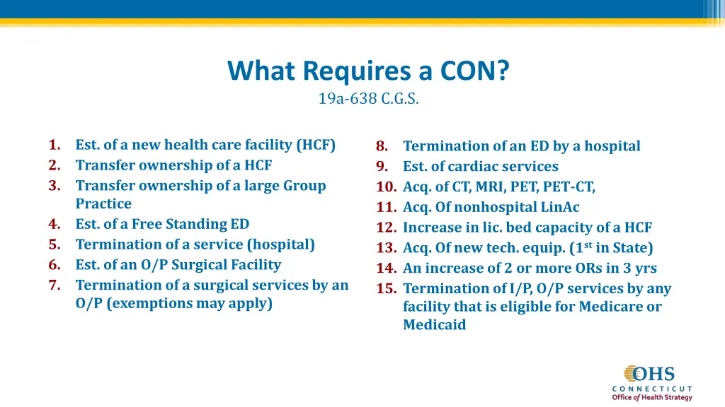 what requires a con 19a 638 c g s