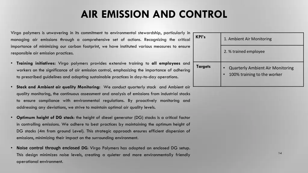 air emission and control