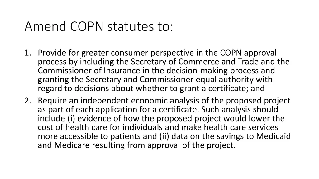amend copn statutes to 1