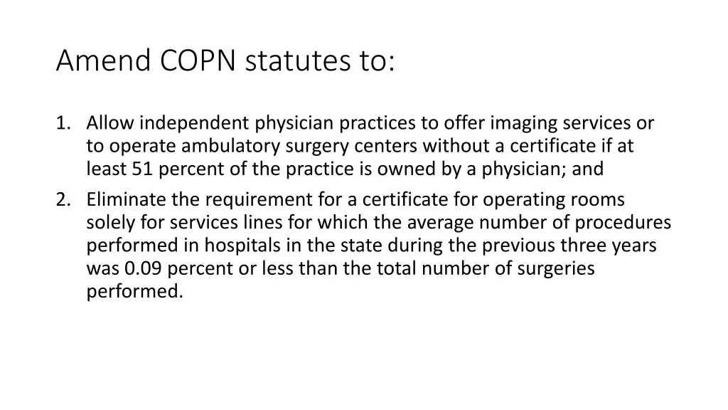 amend copn statutes to 2