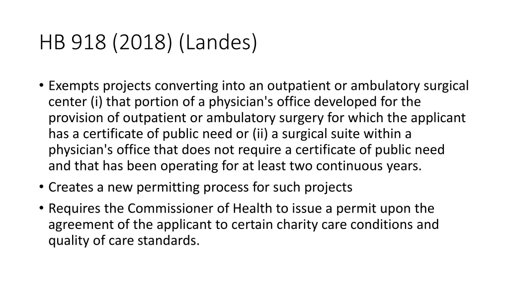 hb 918 2018 landes