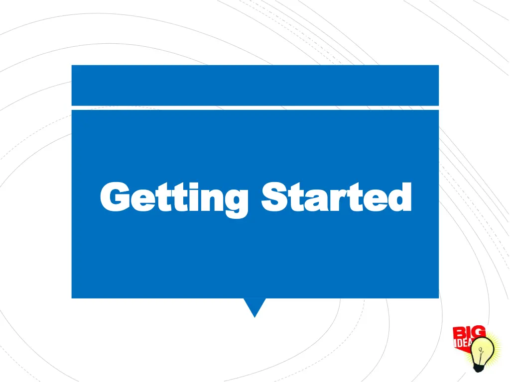 getting started getting started