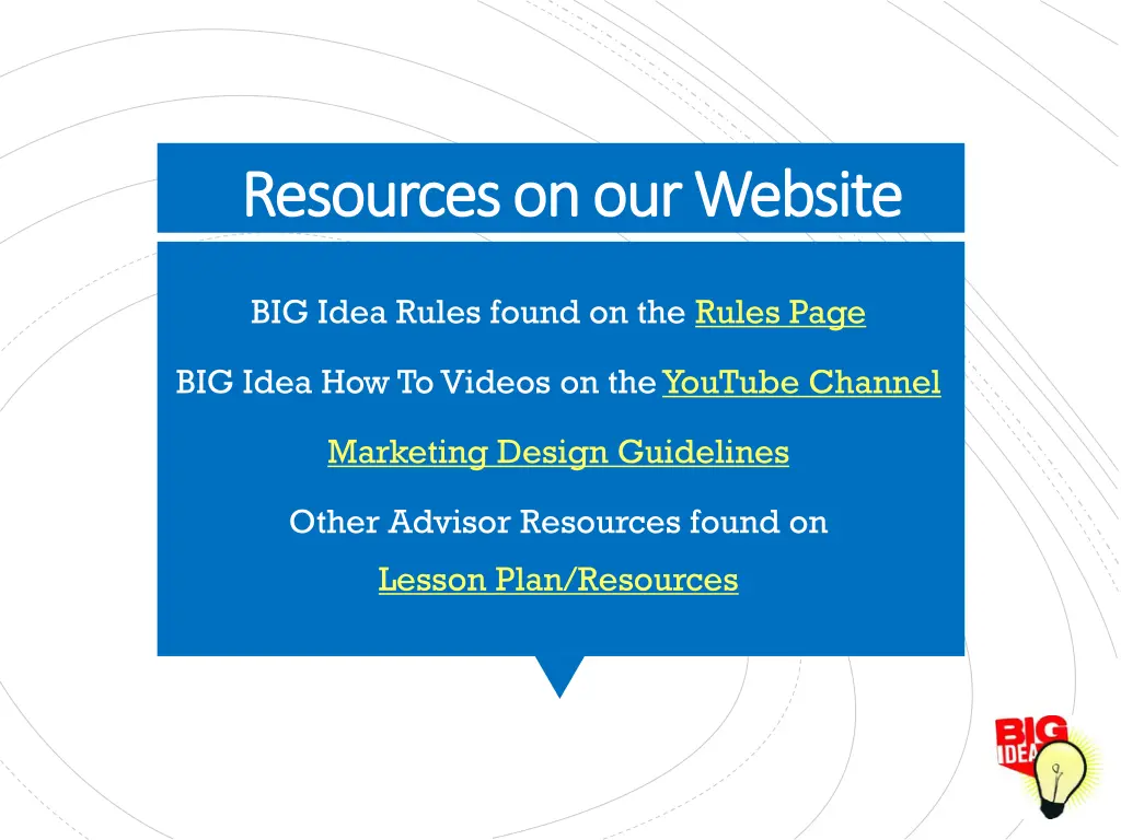 resources on our website resources on our website
