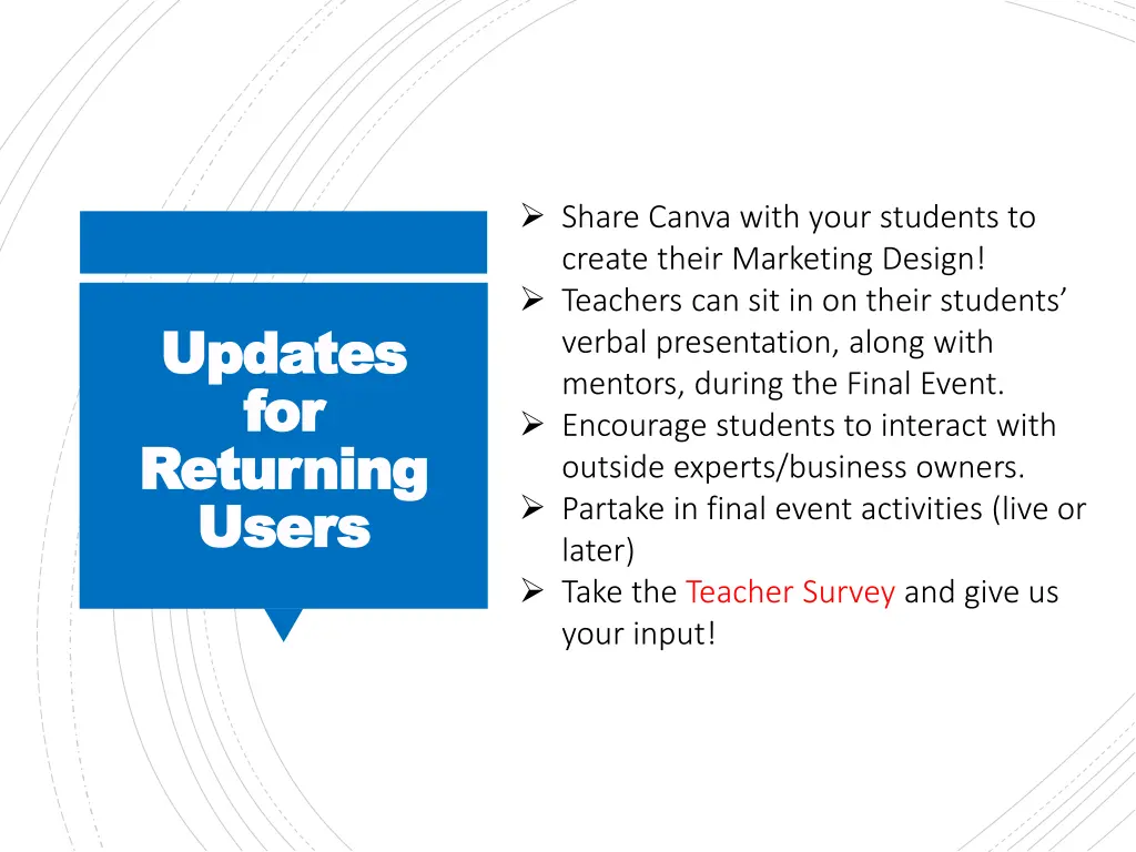 share canva with your students to create their