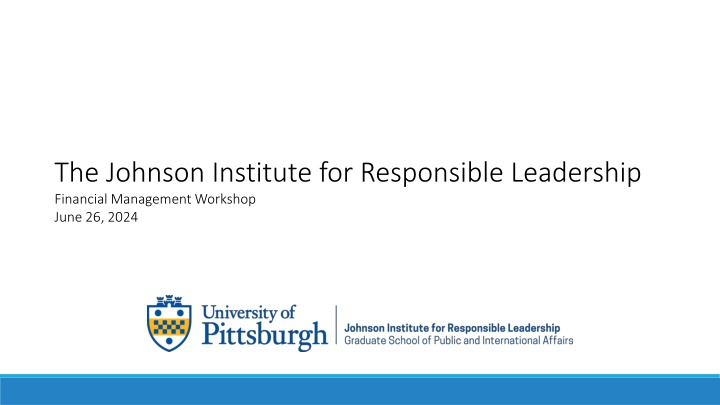 the johnson institute for responsible leadership